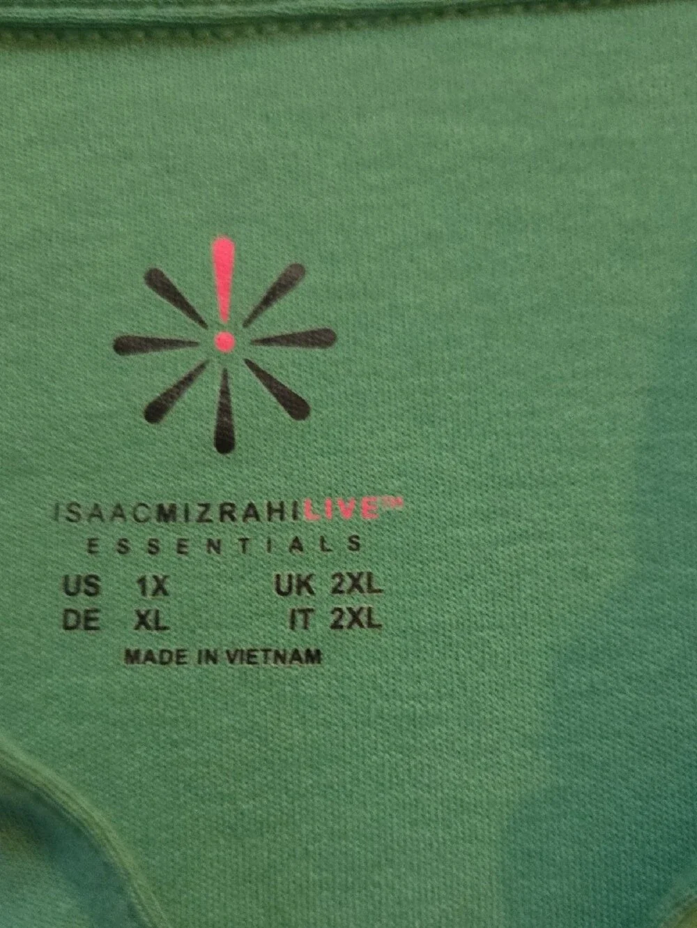 Isaac Mizrahi Teal Short-Sleeve Polo Top - Picture 2 of 5